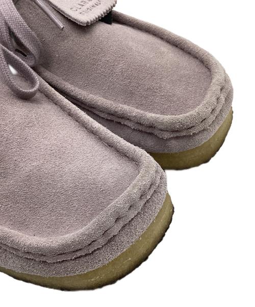 CLARKS（クラークス）CLARKS (クラークス) Wallabee Boot パープル サイズ:26.5cmの古着・服飾アイテム