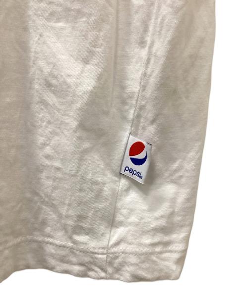 DSQUARED2（ディースクエアード）DSQUARED2 (ディースクエアード) ペプシコラボ長袖カットソー ホワイト サイズ:Lの古着・服飾アイテム