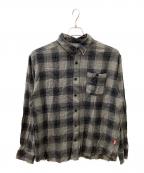 90909090）の古着「長袖シャツ」｜グレー
