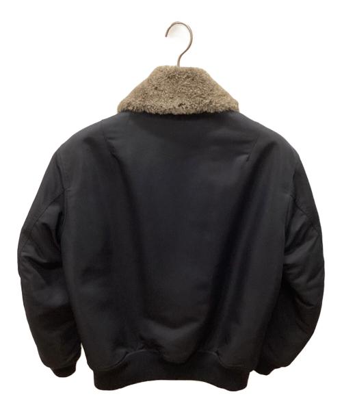 BEAUTY&YOUTH UNITED ARROWS（ビューティーアンドユースユナイテッドアローズ）BEAUTY&YOUTH UNITED ARROWS (ビューティーアンドユースユナイテッドアローズ) BY ∴ カルゼ ファー MA-1 ネイビー サイズ:Ｍの古着・服飾アイテム