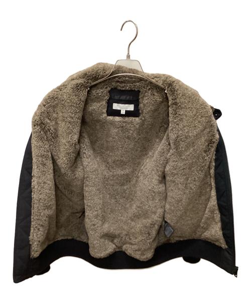 BEAUTY&YOUTH UNITED ARROWS（ビューティーアンドユースユナイテッドアローズ）BEAUTY&YOUTH UNITED ARROWS (ビューティーアンドユースユナイテッドアローズ) BY ∴ カルゼ ファー MA-1 ネイビー サイズ:Ｍの古着・服飾アイテム