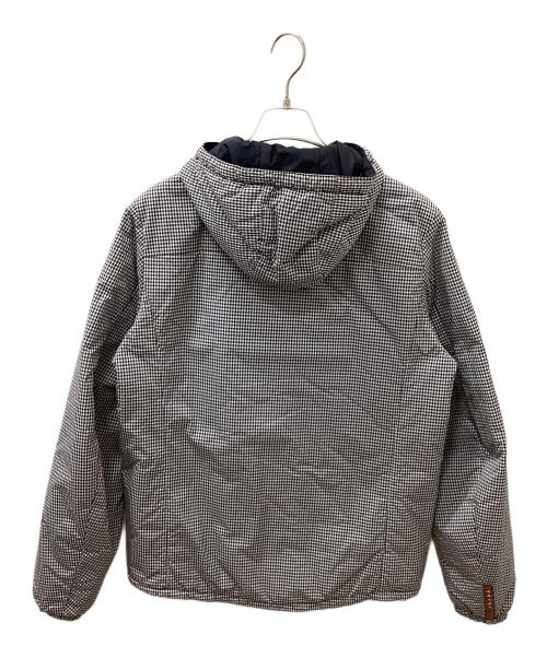 PRADA SPORTS（プラダスポーツ）PRADA SPORTS (プラダスポーツ) ギンガムチェックナイロン中綿ジャケット ホワイト×ネイビー サイズ:46の古着・服飾アイテム