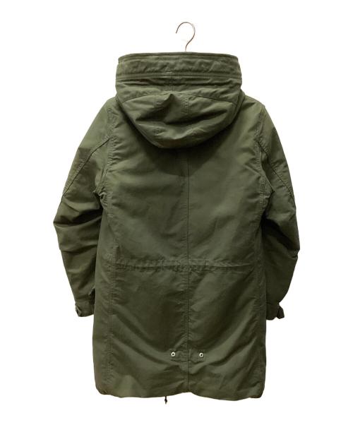 AMERICAN RAG CIE（アメリカンラグシー）AMERICAN RAG CIE (アメリカンラグシー) チャイニーズラクーンファーモッズコート オリーブ サイズ:1の古着・服飾アイテム