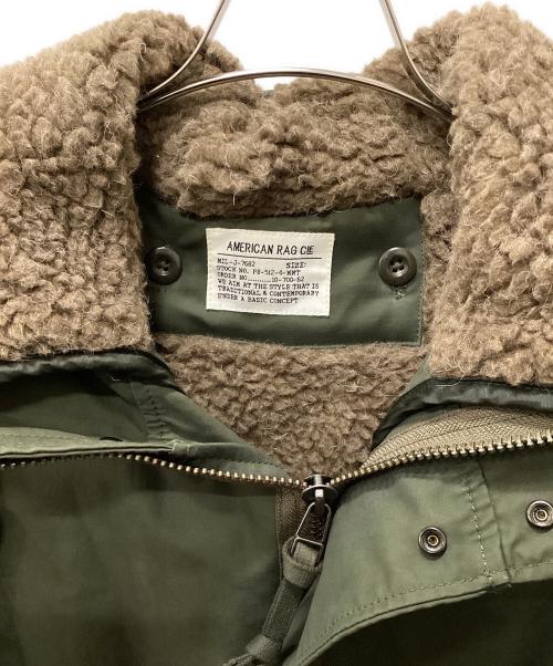 AMERICAN RAG CIE（アメリカンラグシー）AMERICAN RAG CIE (アメリカンラグシー) チャイニーズラクーンファーモッズコート オリーブ サイズ:1の古着・服飾アイテム