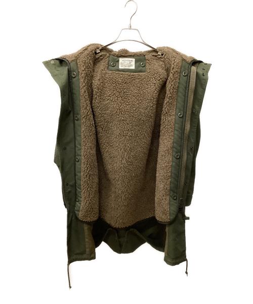 AMERICAN RAG CIE（アメリカンラグシー）AMERICAN RAG CIE (アメリカンラグシー) チャイニーズラクーンファーモッズコート オリーブ サイズ:1の古着・服飾アイテム