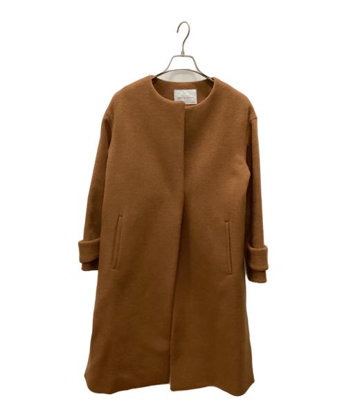 U.A. GreenLabelRelaxing（ユナイテッドアローズグリーンレーベル リラクシング）U.A. GreenLabelRelaxing (ユナイテッドアローズグリーンレーベル リラクシング) ロングコート オレンジ サイズ:36の古着・服飾アイテム