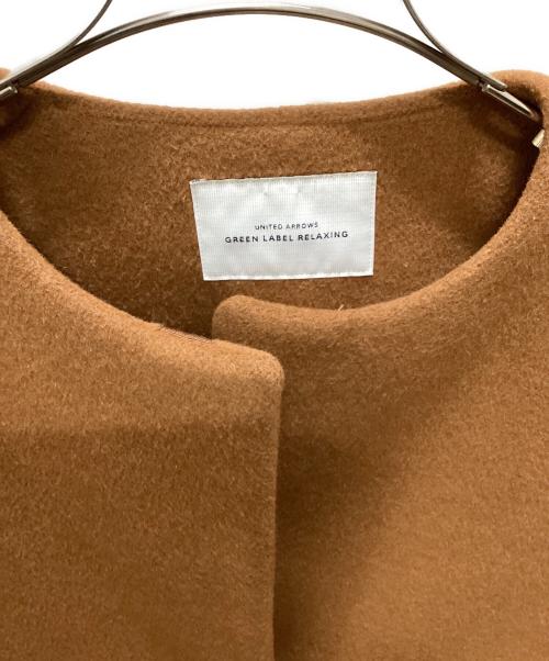 U.A. GreenLabelRelaxing（ユナイテッドアローズグリーンレーベル リラクシング）U.A. GreenLabelRelaxing (ユナイテッドアローズグリーンレーベル リラクシング) ロングコート オレンジ サイズ:36の古着・服飾アイテム