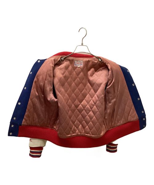 STYLE EYES（スタイルアイズ）STYLE EYES (スタイルアイズ) スタジャン ブルー×ホワイト サイズ:38の古着・服飾アイテム