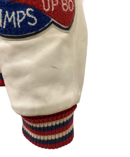 STYLE EYES（スタイルアイズ）STYLE EYES (スタイルアイズ) スタジャン ブルー×ホワイト サイズ:38の古着・服飾アイテム