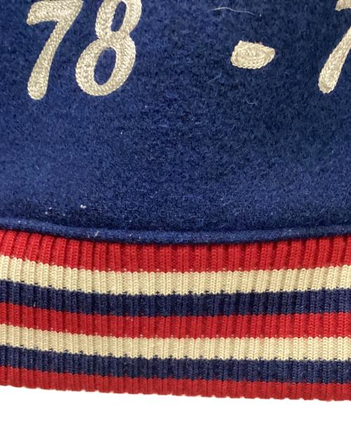 STYLE EYES（スタイルアイズ）STYLE EYES (スタイルアイズ) スタジャン ブルー×ホワイト サイズ:38の古着・服飾アイテム