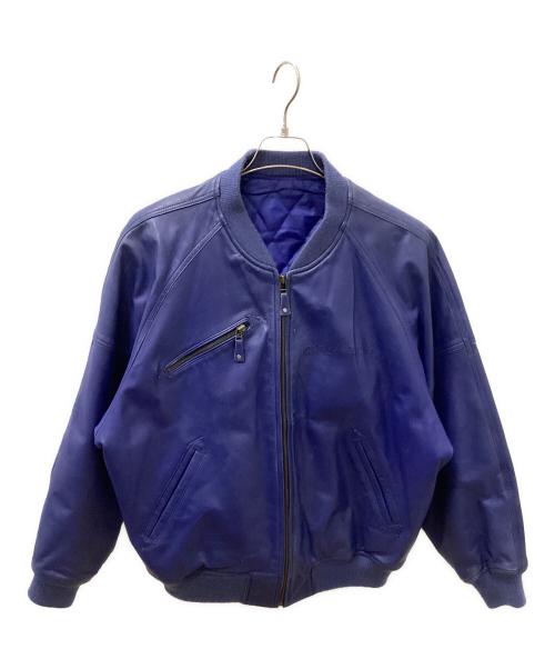 OTAGIRA（オタギラ）OTAGIRA (オタギラ) レザージャケット ブルー サイズ:Lの古着・服飾アイテム