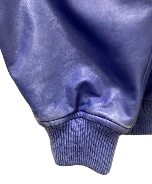 OTAGIRA（オタギラ）OTAGIRA (オタギラ) レザージャケット ブルー サイズ:Lの古着・服飾アイテム