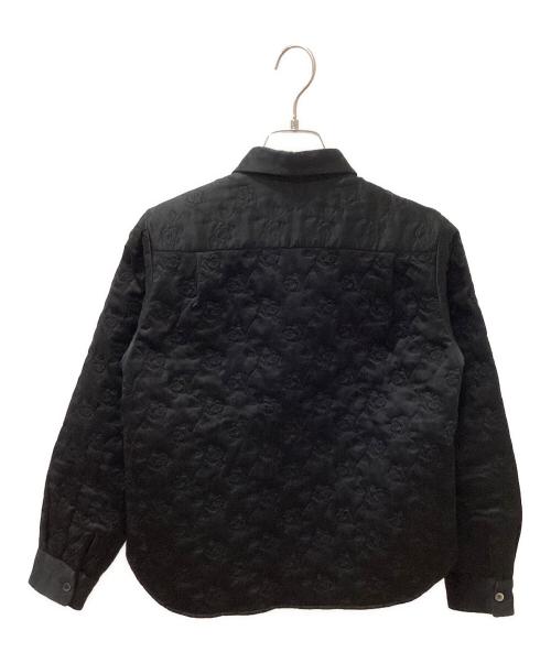 tricot COMME des GARCONS（トリココムデギャルソン）tricot COMME des GARCONS (トリココムデギャルソン) キルティングシャツジャケット ブラック サイズ:Mの古着・服飾アイテム