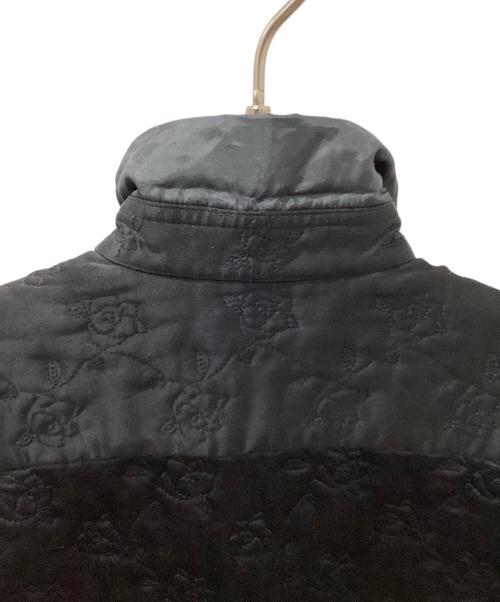 tricot COMME des GARCONS（トリココムデギャルソン）tricot COMME des GARCONS (トリココムデギャルソン) キルティングシャツジャケット ブラック サイズ:Mの古着・服飾アイテム