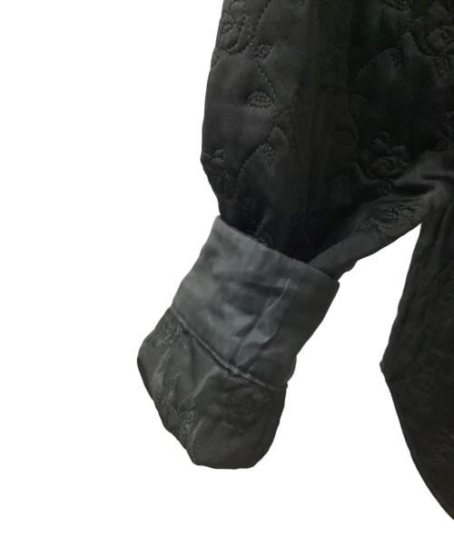 tricot COMME des GARCONS（トリココムデギャルソン）tricot COMME des GARCONS (トリココムデギャルソン) キルティングシャツジャケット ブラック サイズ:Mの古着・服飾アイテム