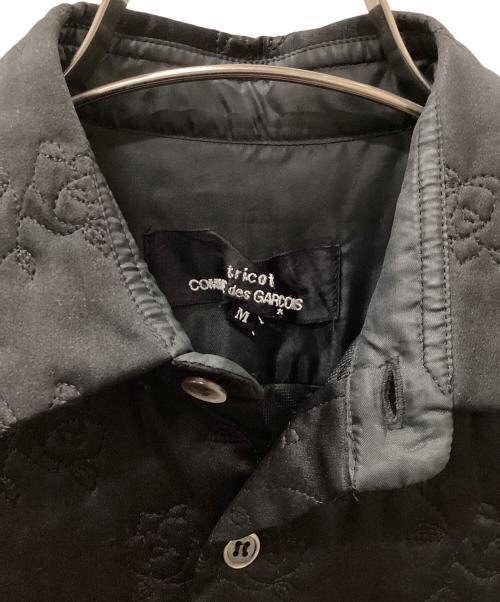 tricot COMME des GARCONS（トリココムデギャルソン）tricot COMME des GARCONS (トリココムデギャルソン) キルティングシャツジャケット ブラック サイズ:Mの古着・服飾アイテム