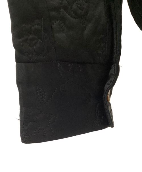 tricot COMME des GARCONS（トリココムデギャルソン）tricot COMME des GARCONS (トリココムデギャルソン) キルティングシャツジャケット ブラック サイズ:Mの古着・服飾アイテム