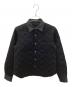 tricot COMME des GARCONS（トリココムデギャルソン）の古着「キルティングシャツジャケット」｜ブラック