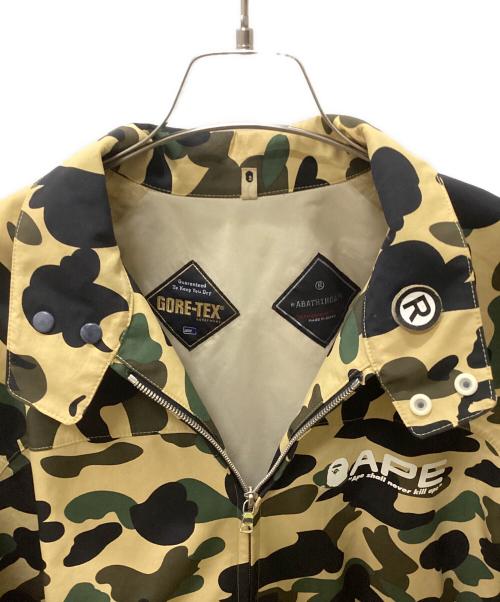 A BATHING APE（ア ベイシング エイプ）A BATHING APE (ア ベイシング エイプ) レインジャケット オリーブ サイズ:Lの古着・服飾アイテム