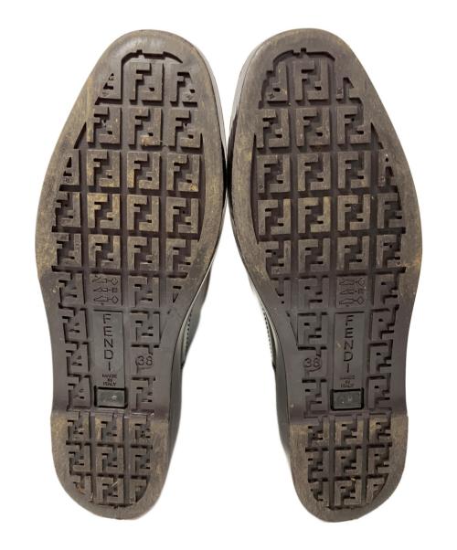 FENDI（フェンディ）FENDI (フェンディ) レインブーツ ブラウン サイズ:38の古着・服飾アイテム