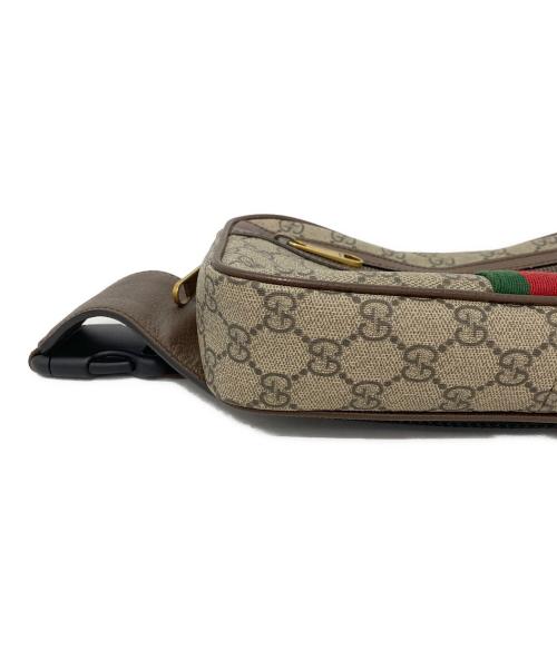 GUCCI（グッチ）GUCCI (グッチ) ウエストバッグ ブラウンの古着・服飾アイテム
