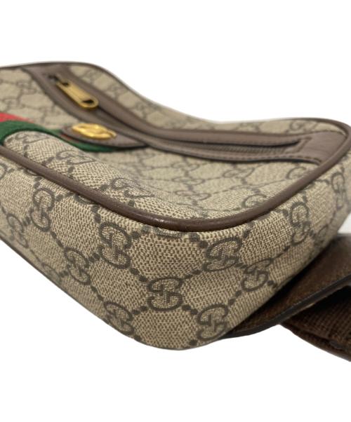 GUCCI（グッチ）GUCCI (グッチ) ウエストバッグ ブラウンの古着・服飾アイテム