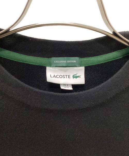 LACOSTE（ラコステ）LACOSTE (ラコステ) BEAMS (ビームス) Big Croco Crew Sweat ブラック サイズ:US Sの古着・服飾アイテム