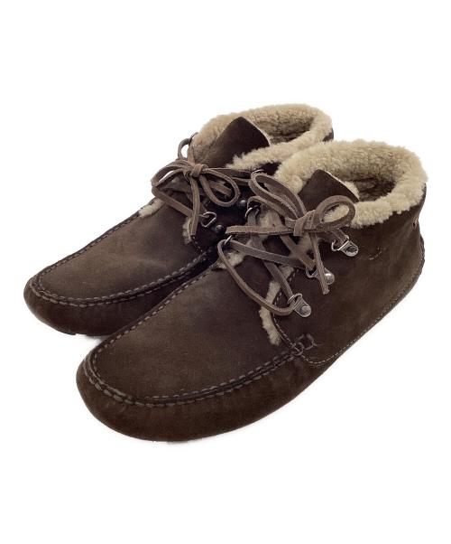 LOUIS VUITTON（ルイ ヴィトン）LOUIS VUITTON (ルイ ヴィトン) モカシンブーツ ブラウン サイズ:9 1/2の古着・服飾アイテム