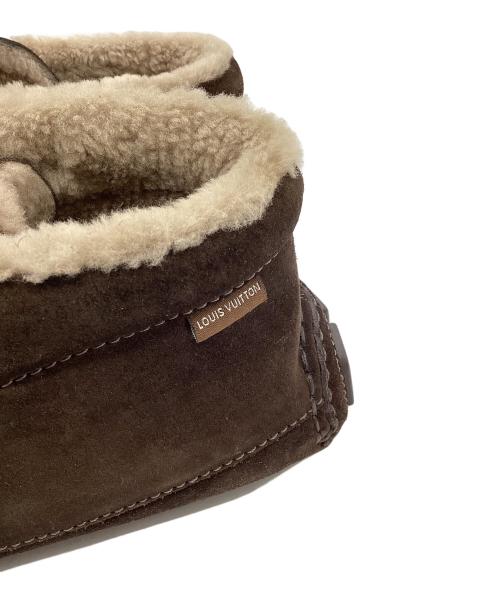 LOUIS VUITTON（ルイ ヴィトン）LOUIS VUITTON (ルイ ヴィトン) モカシンブーツ ブラウン サイズ:9 1/2の古着・服飾アイテム