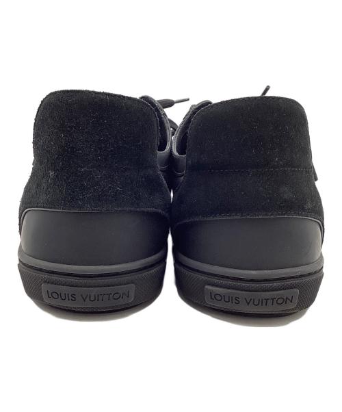 LOUIS VUITTON（ルイ ヴィトン）LOUIS VUITTON (ルイ ヴィトン) サイドジップスニーカー ブラック サイズ:7 1/2の古着・服飾アイテム