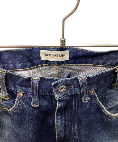 A BATHING APE Classics（ァ・ベイシング・エイプ クラシックス）A BATHING APE CLASSICS (ァ・ベイシング・エイプ クラシックス) デニムパンツ インディゴ サイズ:Ｍの古着・服飾アイテム