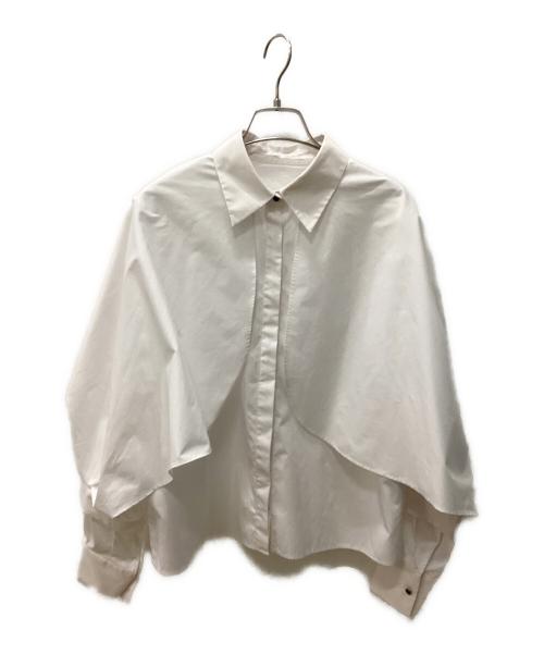 RIM.ARK（リムアーク）RIM.ARK (リムアーク) カバードスリーブスシャツ ホワイト サイズ:FREEの古着・服飾アイテム