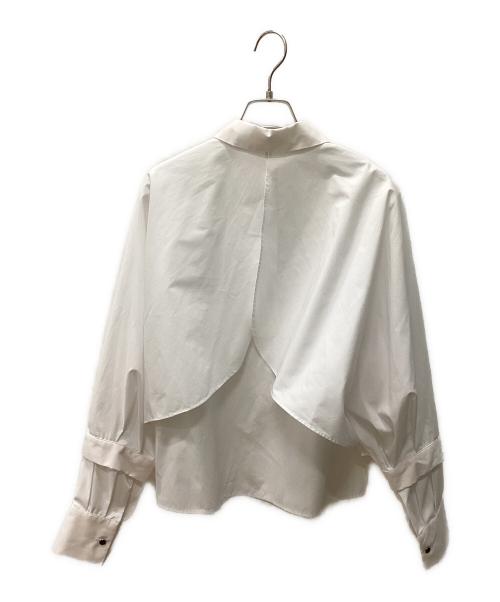 RIM.ARK（リムアーク）RIM.ARK (リムアーク) カバードスリーブスシャツ ホワイト サイズ:FREEの古着・服飾アイテム