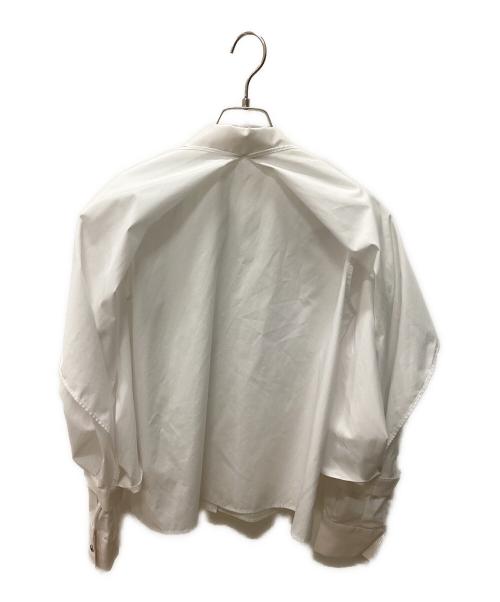 RIM.ARK（リムアーク）RIM.ARK (リムアーク) カバードスリーブスシャツ ホワイト サイズ:FREEの古着・服飾アイテム