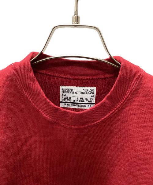 NEXUSVII（ネクサスセブン）NEXUSVII (ネクサスセブン) RANKEN” 4WAY CREW NECK SWEAT レッド サイズ:S 未使用品の古着・服飾アイテム