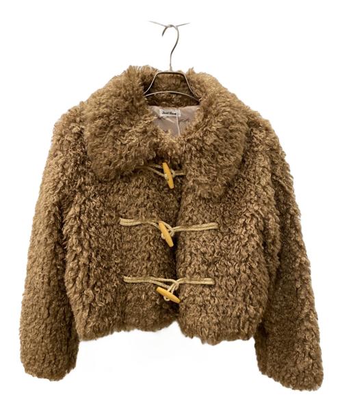 Treat Urself（トリートユアセルフ）Treat Urself (トリートユアセルフ) Teddy Bear bor short jacket ブラウン サイズ:Free 未使用品の古着・服飾アイテム