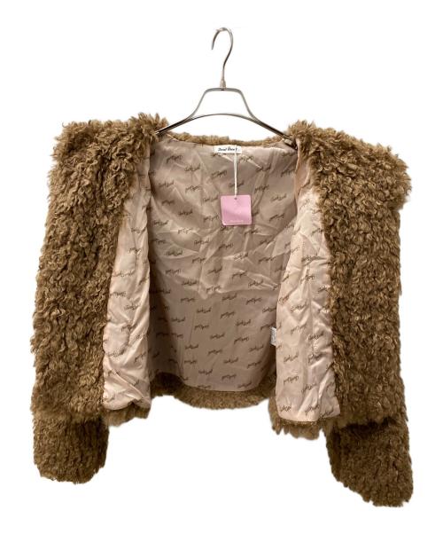 Treat Urself（トリートユアセルフ）Treat Urself (トリートユアセルフ) Teddy Bear bor short jacket ブラウン サイズ:Free 未使用品の古着・服飾アイテム