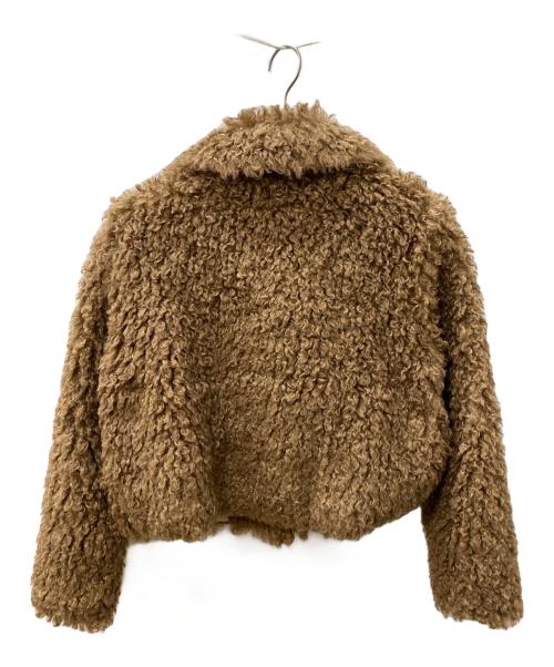 Treat Urself（トリートユアセルフ）Treat Urself (トリートユアセルフ) Teddy Bear bor short jacket ブラウン サイズ:Free 未使用品の古着・服飾アイテム