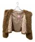 中古・古着 Treat Urself (トリートユアセルフ) Teddy Bear bor short jacket ブラウン サイズ:Free 未使用品：6000円