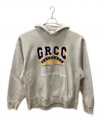 Championチャンピオン）の古着「PREMIUM REVERSE WEAVE 00s カレッジパーカー」｜グレー