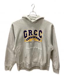 Champion（チャンピオン）の古着「PREMIUM REVERSE WEAVE 00s カレッジパーカー」｜グレー