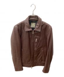 nano&co（ナノアンドコー）の古着「レザージャケット」｜ボルドー