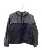 PRADAプラダ）の古着「プレートナイロンジャケット」｜グレー×ブラック