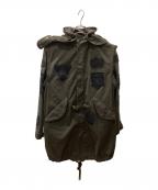 DIESEL Black Goldディーゼル ブラック ゴールド）の古着「ミリタリーコート」｜カーキ