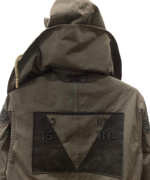 DIESEL Black Gold（ディーゼル ブラック ゴールド）DIESEL Black Gold (ディーゼル ブラック ゴールド) ミリタリーコート カーキ サイズ:44の古着・服飾アイテム