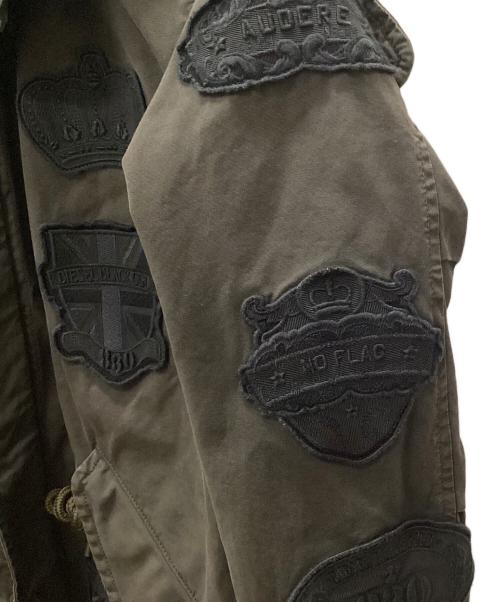 DIESEL Black Gold（ディーゼル ブラック ゴールド）DIESEL Black Gold (ディーゼル ブラック ゴールド) ミリタリーコート カーキ サイズ:44の古着・服飾アイテム