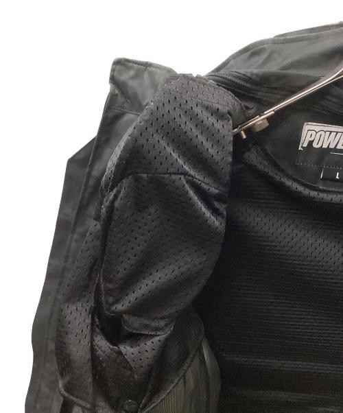 POWERAGE（パワーエイジ）POWERAGE (パワーエイジ) ライディングジャケット ブラック サイズ:Lの古着・服飾アイテム