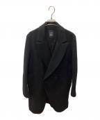 LIMI feuリミフゥ）の古着「チェスターコート」｜ブラック