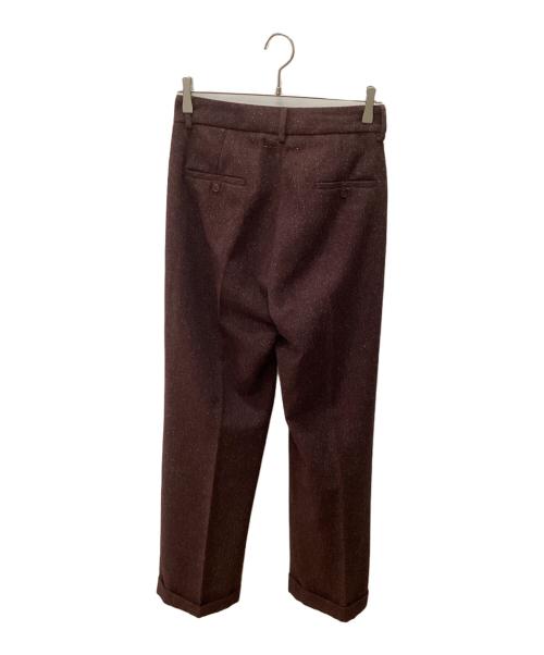 MM6 Maison Margiela（エムエムシックスメゾンマルジェラ）MM6 Maison Margiela (エムエムシックスメゾンマルジェラ) ウールトラウザーパンツ パープル サイズ:38の古着・服飾アイテム