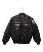 AVIREXアヴィレックス）の古着「TOMCAT」｜ブラック